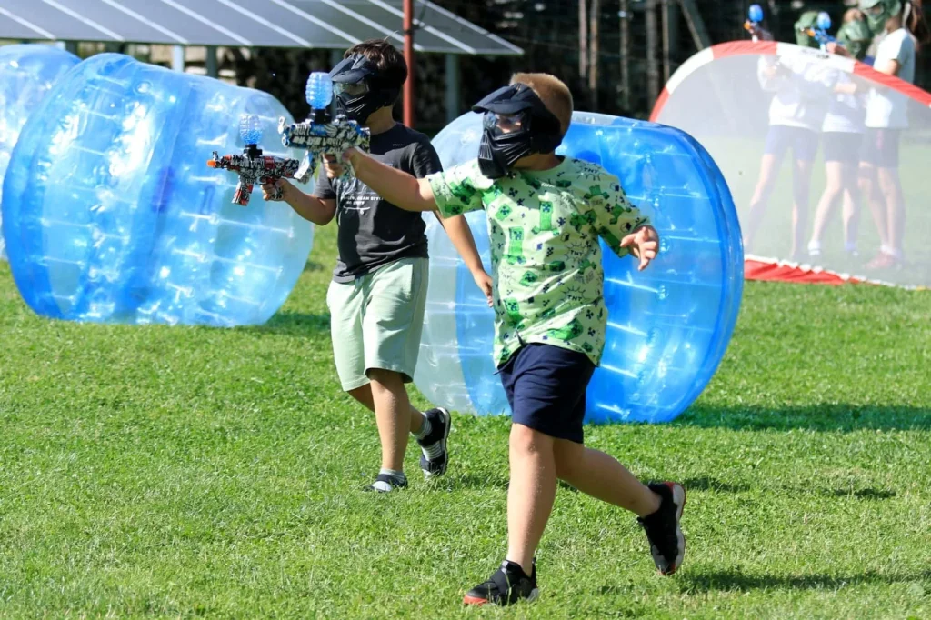 Gra podczas Nerf Arena