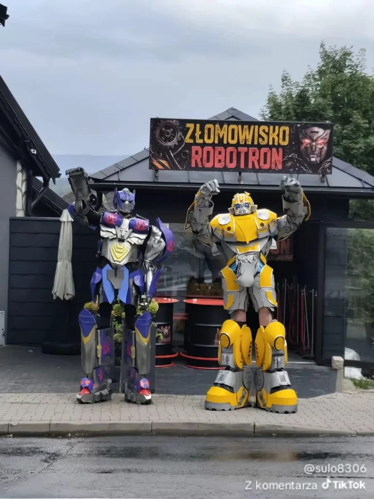 Postacie Transformers na wydarzeniu