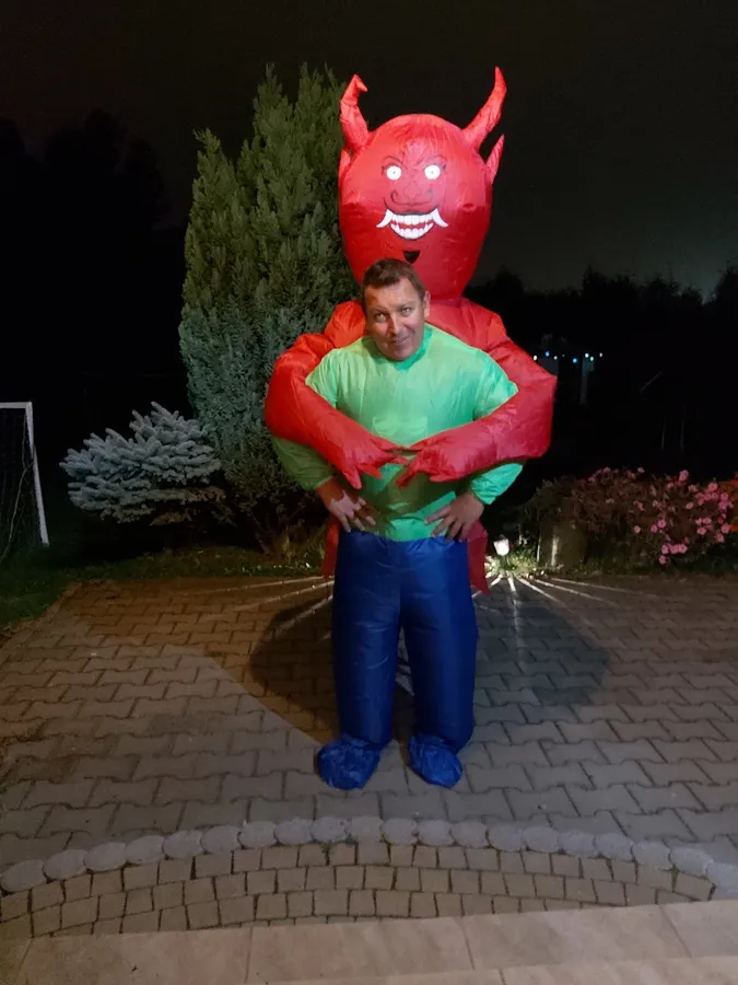 Nadmuchiwany Kostium Diabli Wzięli