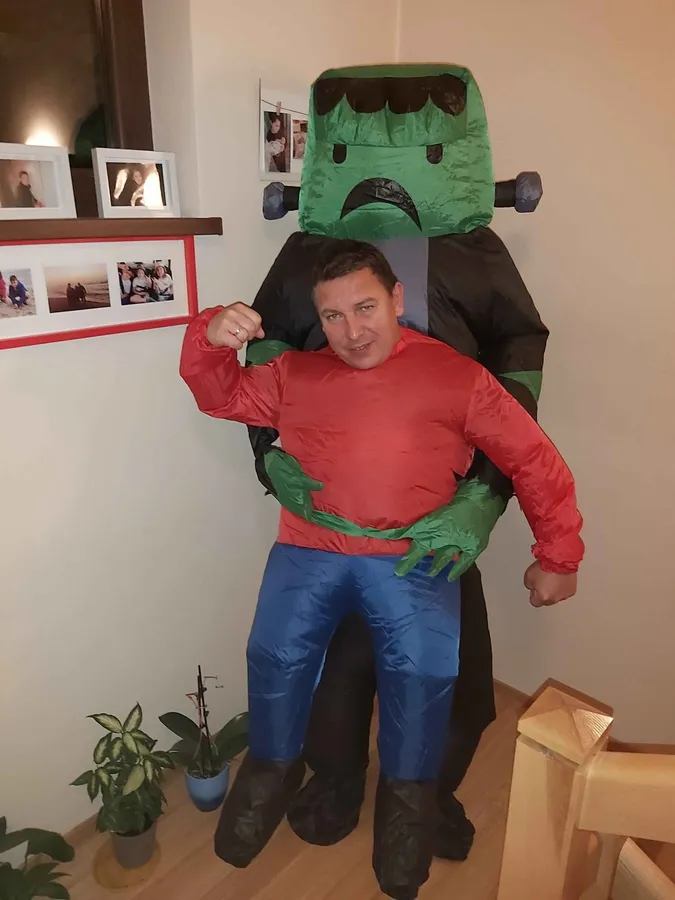 Nadmuchiwany Kostium porwanego przez Franka