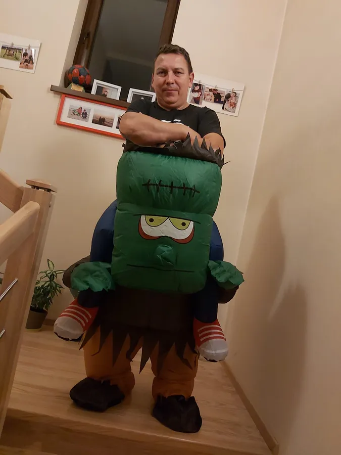 Nadmuchiwany Kostium Jadącego na Franku