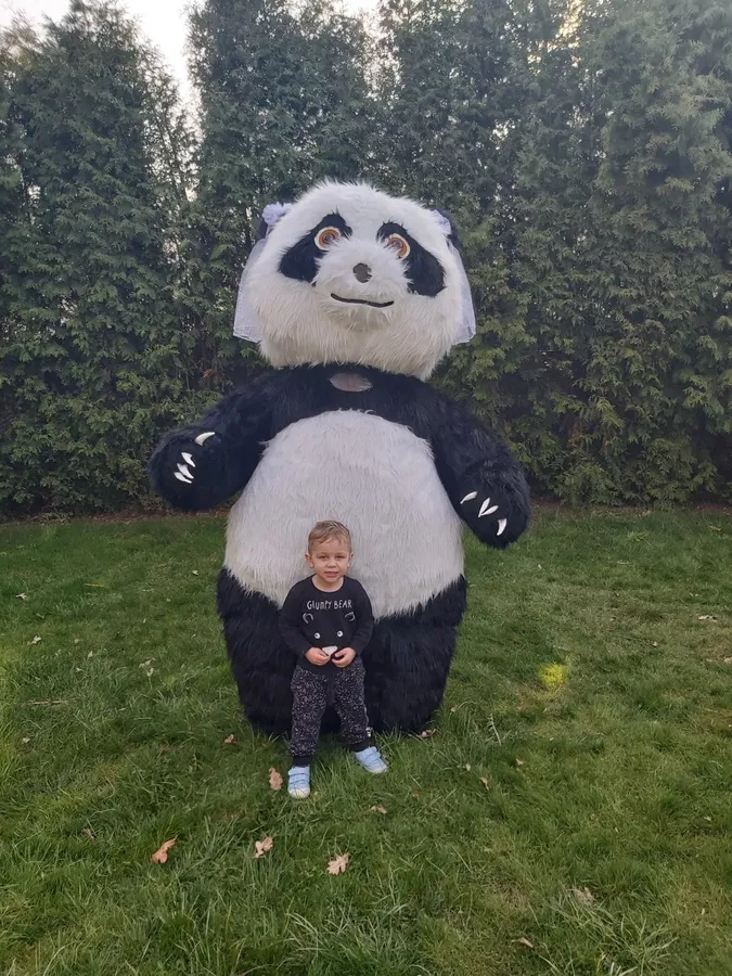 Pneumatyczny Mega (2,6 m) Miś Panda