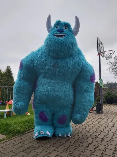 Pneumatyczny Mega (2,6 m) Niebieski Potwór