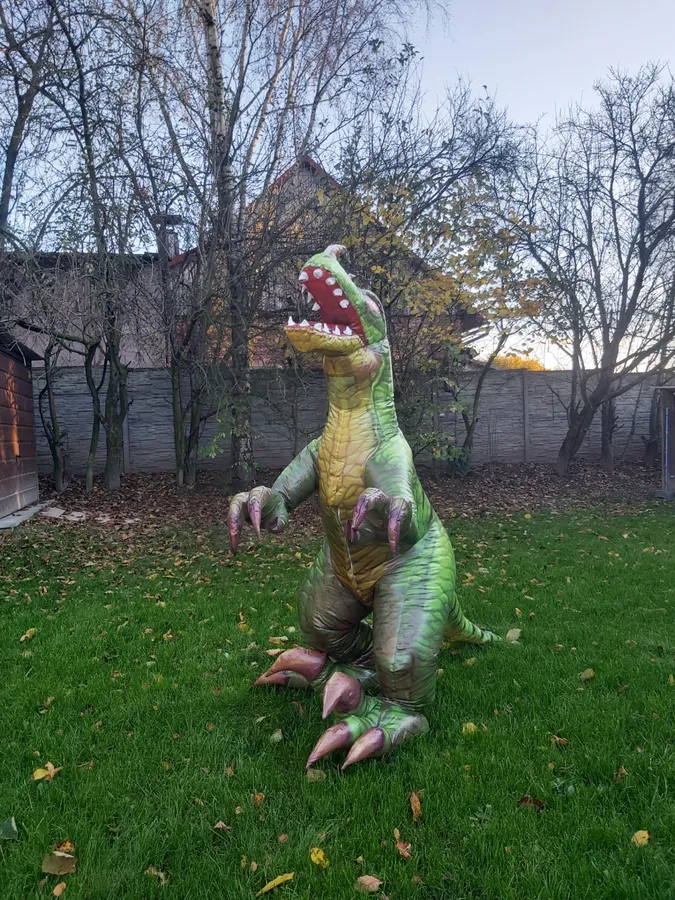Nadmuchiwany Kostium Dinozaura gruboskórnego