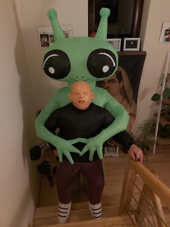 Nadmuchiwany Kostium Porwanego przez Ufo nr 4