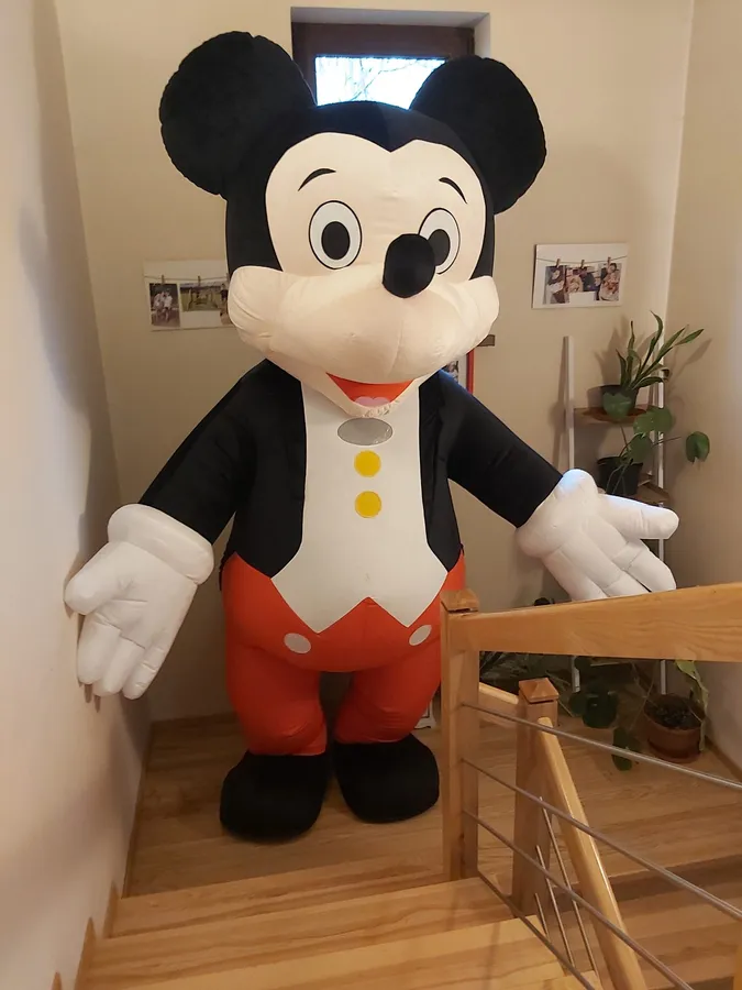 Pneumatyczny Mega (2,6 m) Kostium Myszki