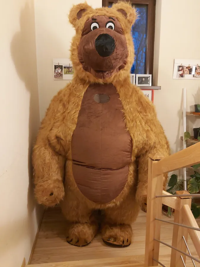 Pneumatyczny Mega (2,6 m) Niedźwiedź