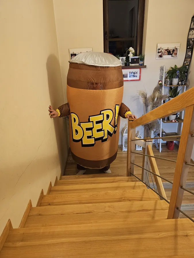 Nadmuchiwany Kostium Beer