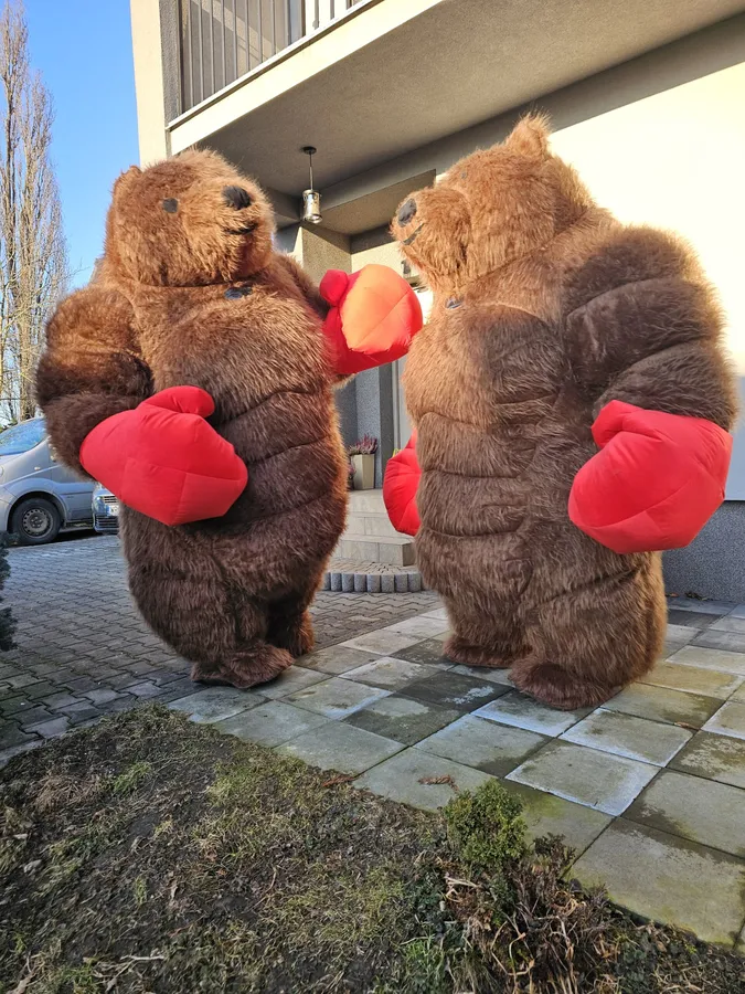 Pneumatyczny Mega Miś Bokser (2,6 m)